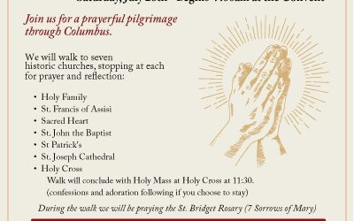 July 26th St. Bridget’s Pilgrimage of the 7 Churches