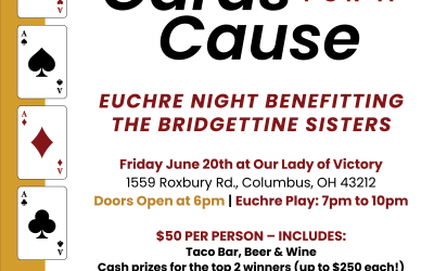 Join us for Euchre Night benefitting the Bridgettine Sisters!