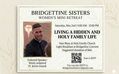 May 2nd: Living a Hidden & Holy Family Life