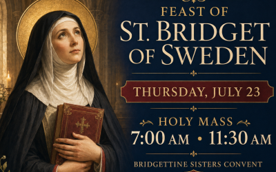 Celebrate the Feast of our founder, St. Bridget of Sweden